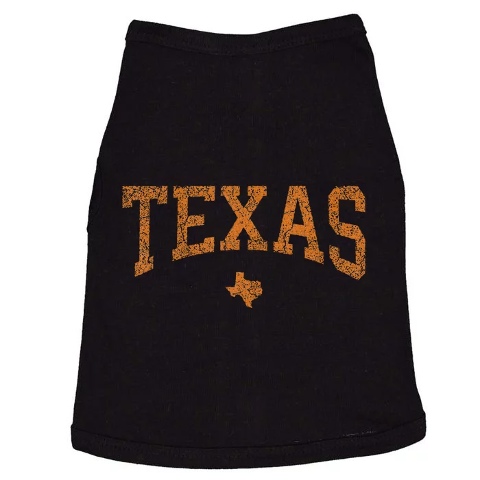 Texas Women Texas State Map Doggie Tank