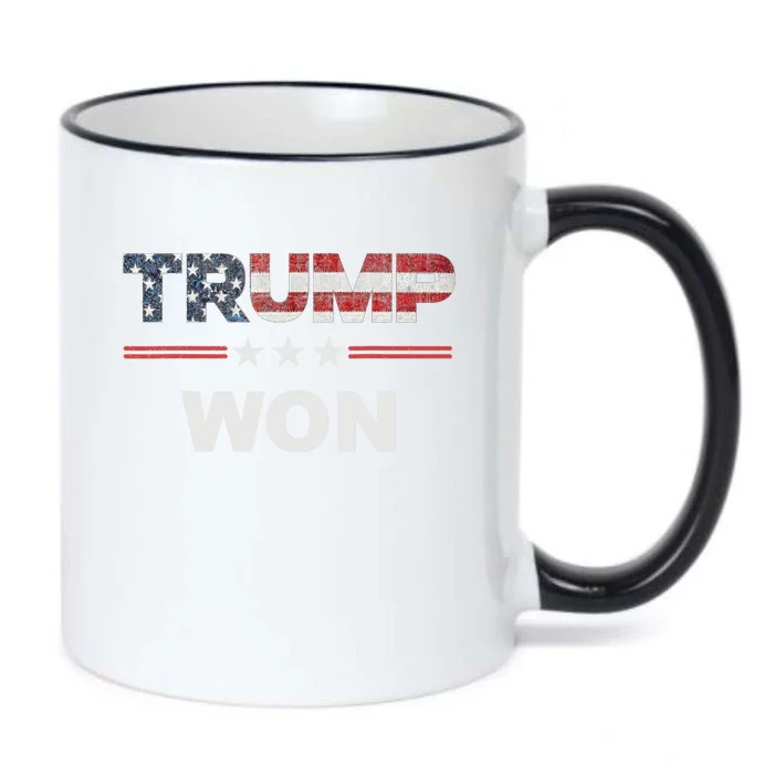 Trump Won Black Color Changing Mug