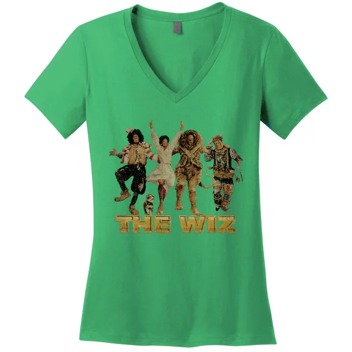 The Wiz Women's V-Neck T-Shirt