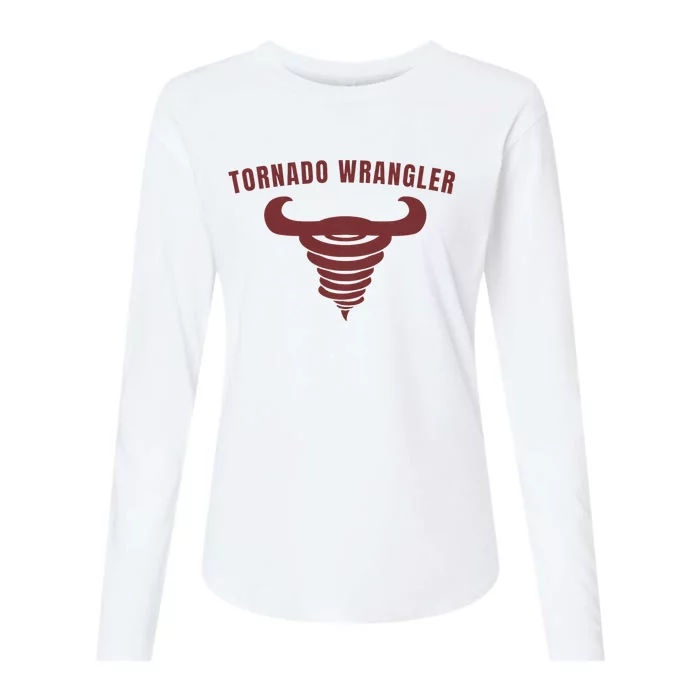 Tornado Wrangler Womens Cotton Relaxed Long Sleeve T-Shirt