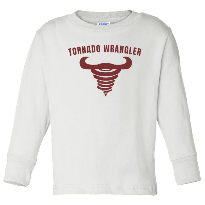 Tornado Wrangler Toddler Long Sleeve Shirt