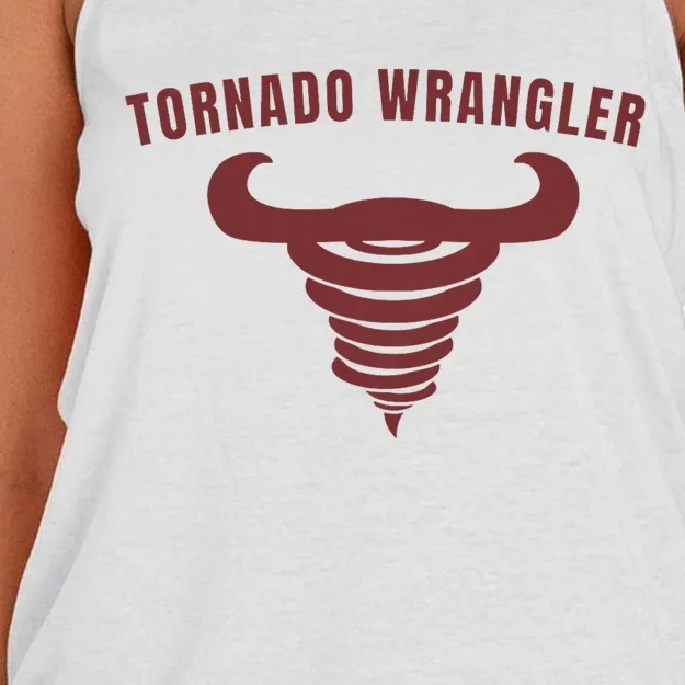 Tornado Wrangler Women's Knotted Racerback Tank