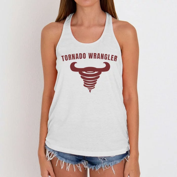 Tornado Wrangler Women's Knotted Racerback Tank