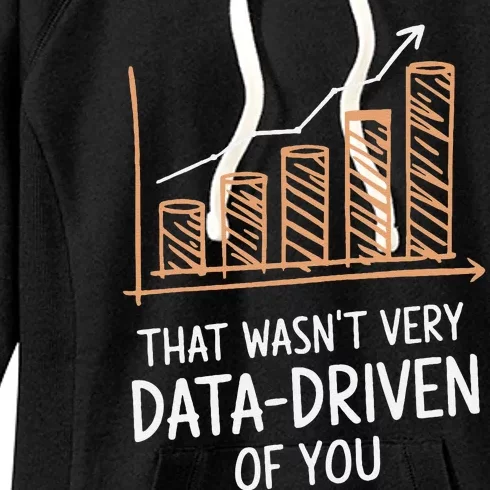 That WasnT Very Data Driven Of You Funny Data Driven Women's Fleece Hoodie