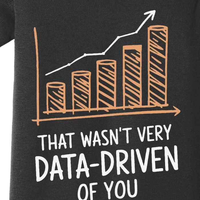 That WasnT Very Data Driven Of You Funny Data Driven Baby Bodysuit