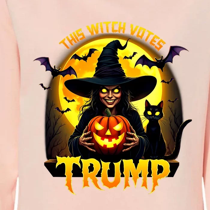 This Witch Votes Trump – Halloween Political Womens California Wash Sweatshirt