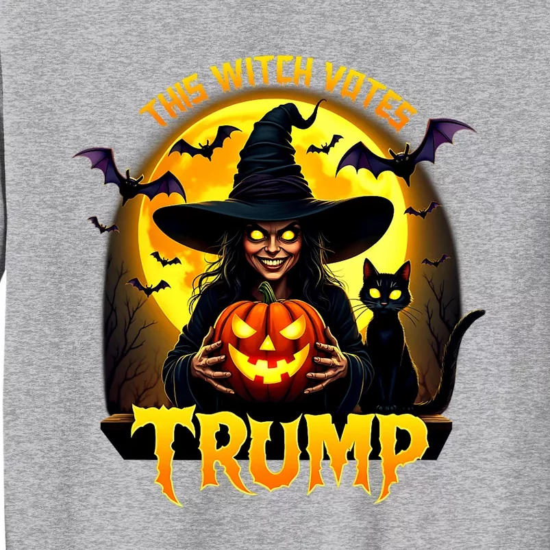 This Witch Votes Trump – Halloween Political Tall Sweatshirt