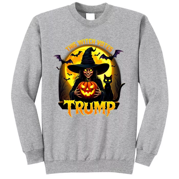 This Witch Votes Trump – Halloween Political Tall Sweatshirt