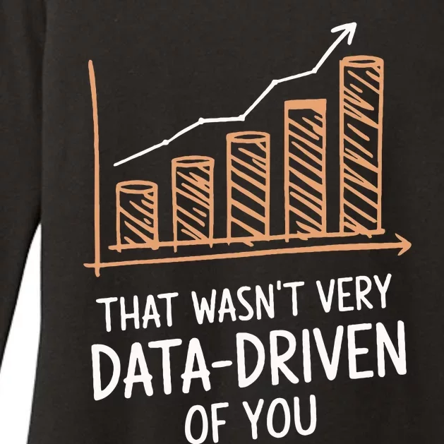 That WasnT Very Data Driven Of You Funny Data Driven Womens CVC Long Sleeve Shirt