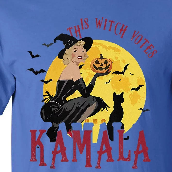 This Witch Votes Kamala Voting 2024 Tall T-Shirt