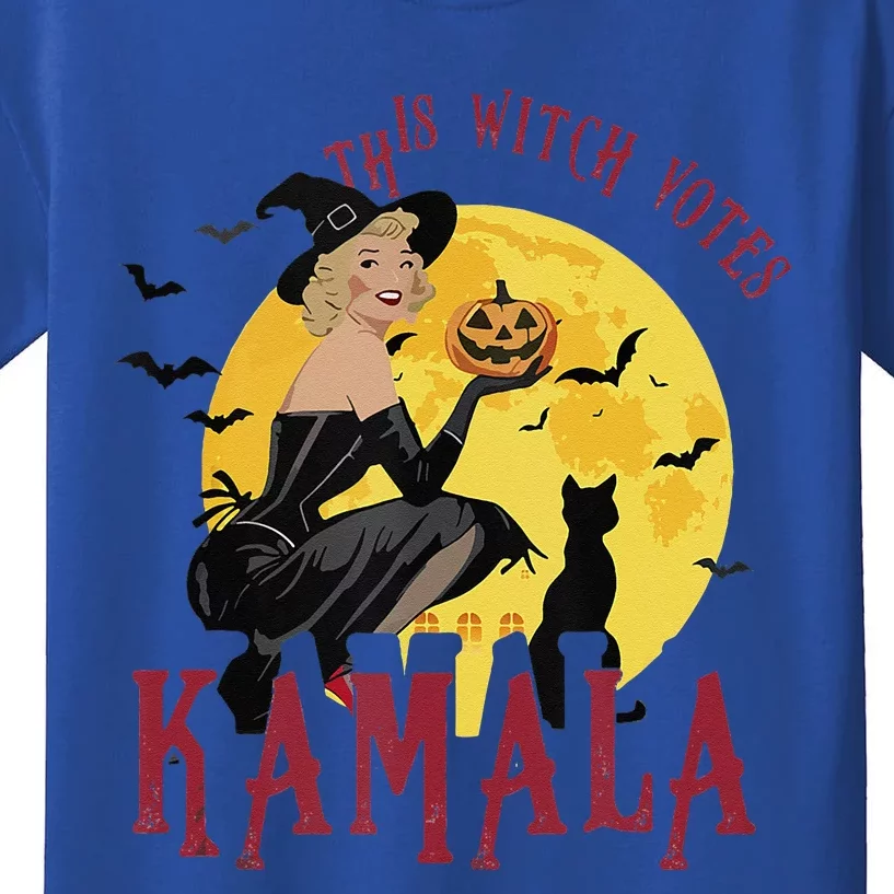 This Witch Votes Kamala Voting 2024 Kids T-Shirt