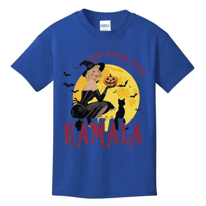 This Witch Votes Kamala Voting 2024 Kids T-Shirt