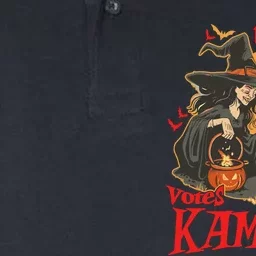 This Witch Votes Kamala Halloween Softstyle Adult Sport Polo