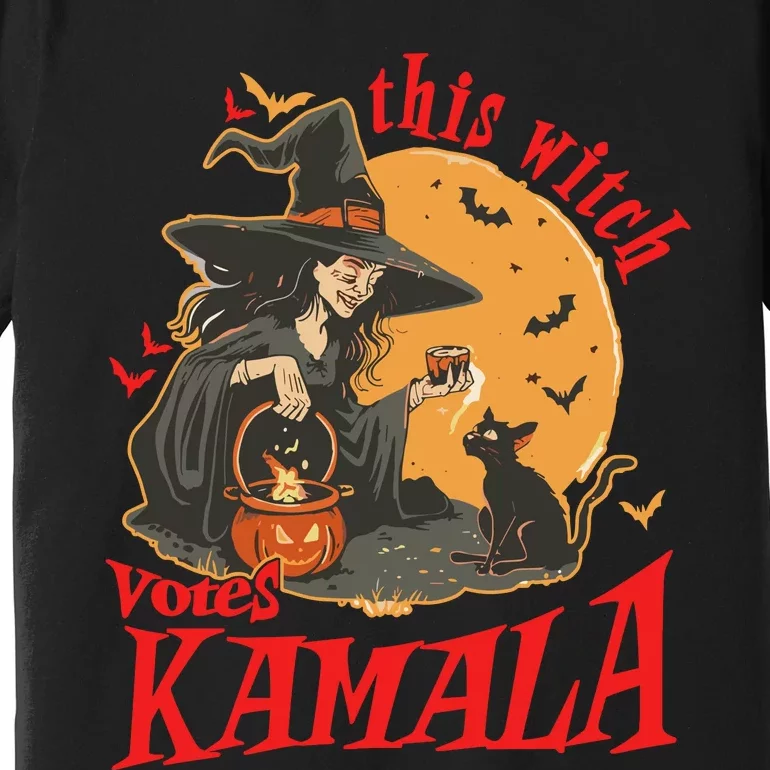 This Witch Votes Kamala Halloween Premium T-Shirt