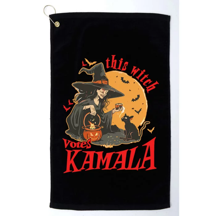 This Witch Votes Kamala Halloween Platinum Collection Golf Towel