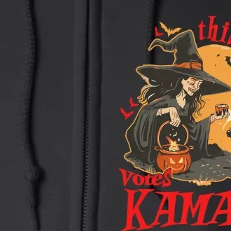 This Witch Votes Kamala Halloween Full Zip Hoodie