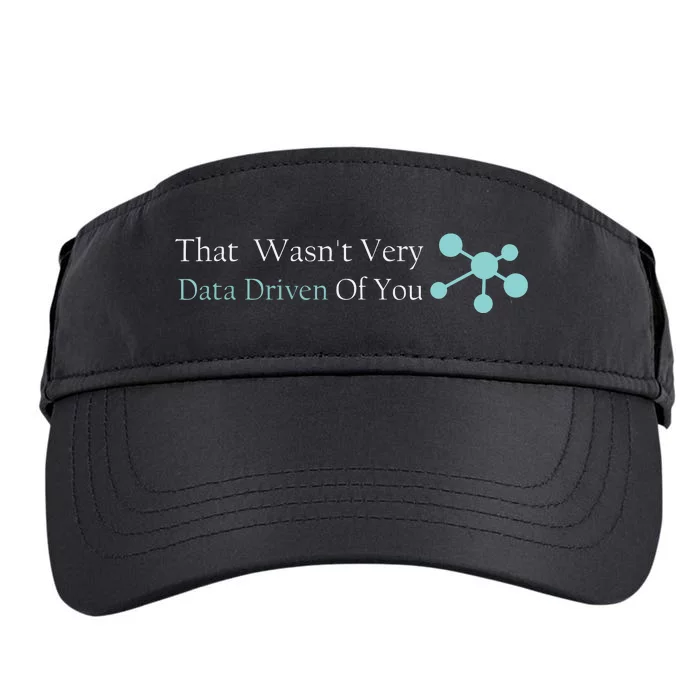 That WasnT Very Datadriven Of You Data Geek Adult Drive Performance Visor