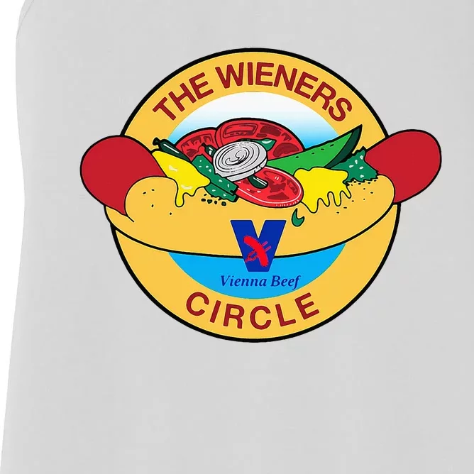 The Wieners Vienna Beef Circle Women's Racerback Tank