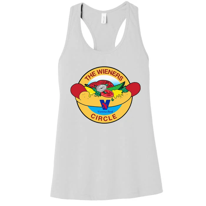 The Wieners Vienna Beef Circle Women's Racerback Tank