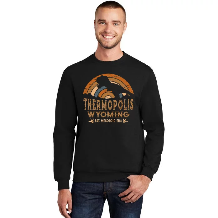 Thermopolis Wyoming WY Dino Dinosaur Paleontology T Rex Sweatshirt