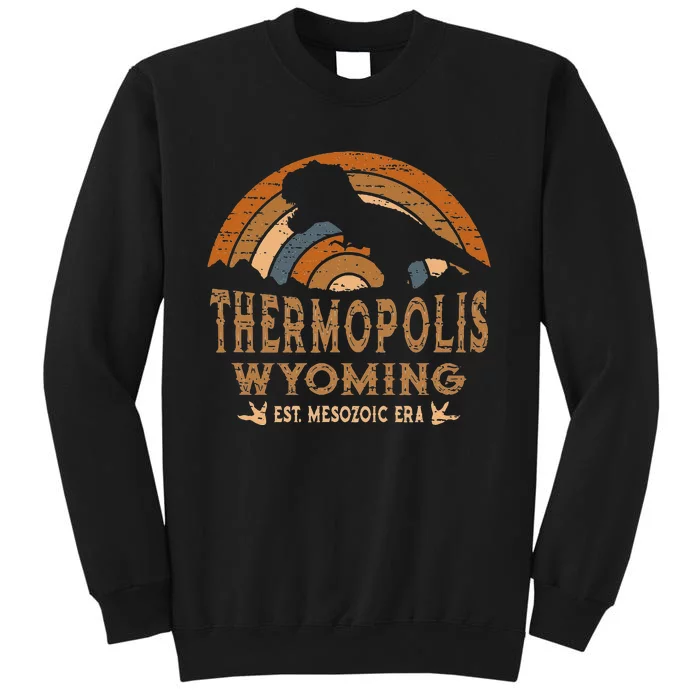 Thermopolis Wyoming WY Dino Dinosaur Paleontology T Rex Sweatshirt