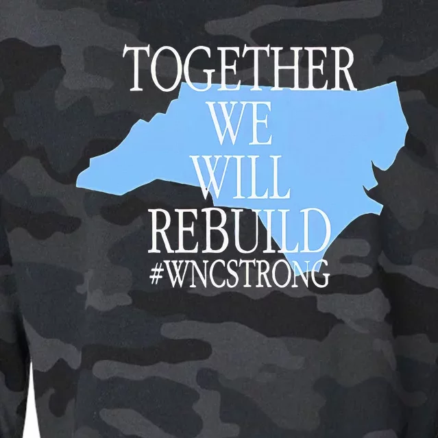 Together We Will Rebuild Wnc Strong Cropped Pullover Crew