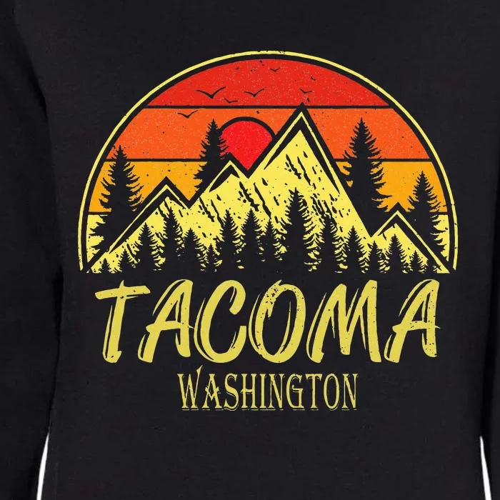 Tacoma Washington Wa Mountains Hike Hiking Souvenir Womens California Wash Sweatshirt