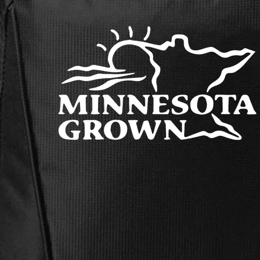 Tim Walz Wearing Minnesota Grown City Backpack