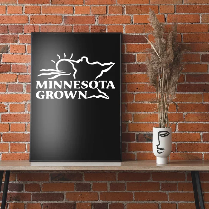 Tim Walz Wearing Minnesota Grown Poster