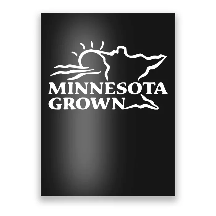 Tim Walz Wearing Minnesota Grown Poster