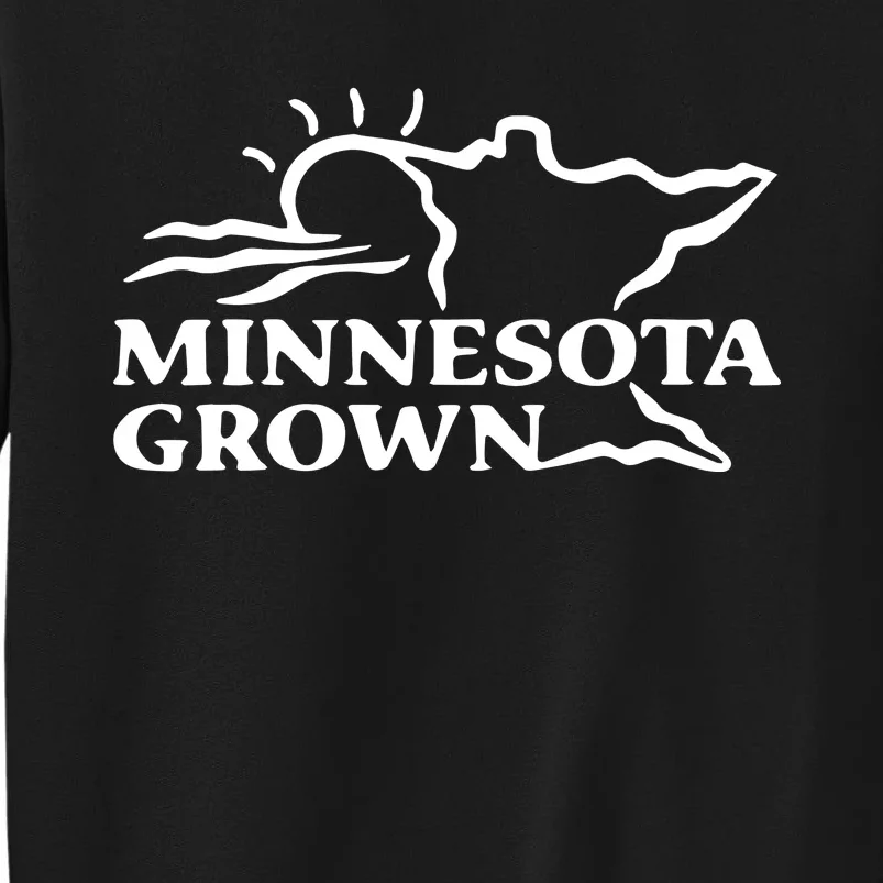 Tim Walz Wearing Minnesota Grown Tall Sweatshirt