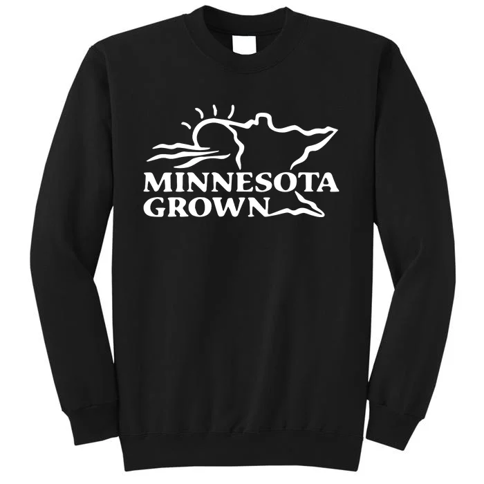 Tim Walz Wearing Minnesota Grown Tall Sweatshirt