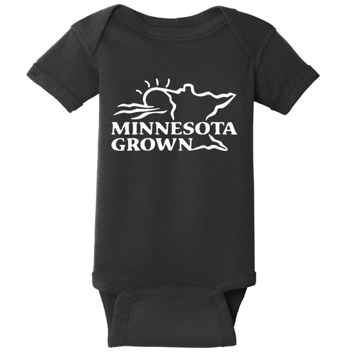 Tim Walz Wearing Minnesota Grown Baby Bodysuit