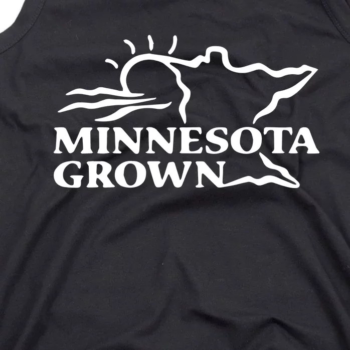 Tim Walz Wearing Minnesota Grown Tank Top