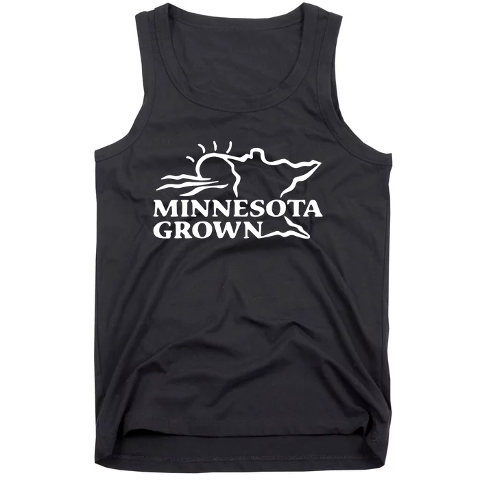 Tim Walz Wearing Minnesota Grown Tank Top