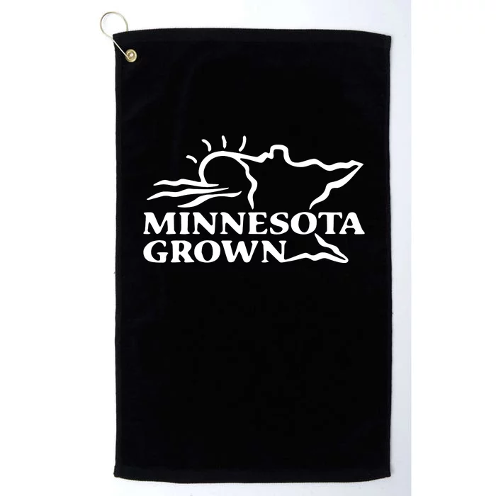 Tim Walz Wearing Minnesota Grown Platinum Collection Golf Towel