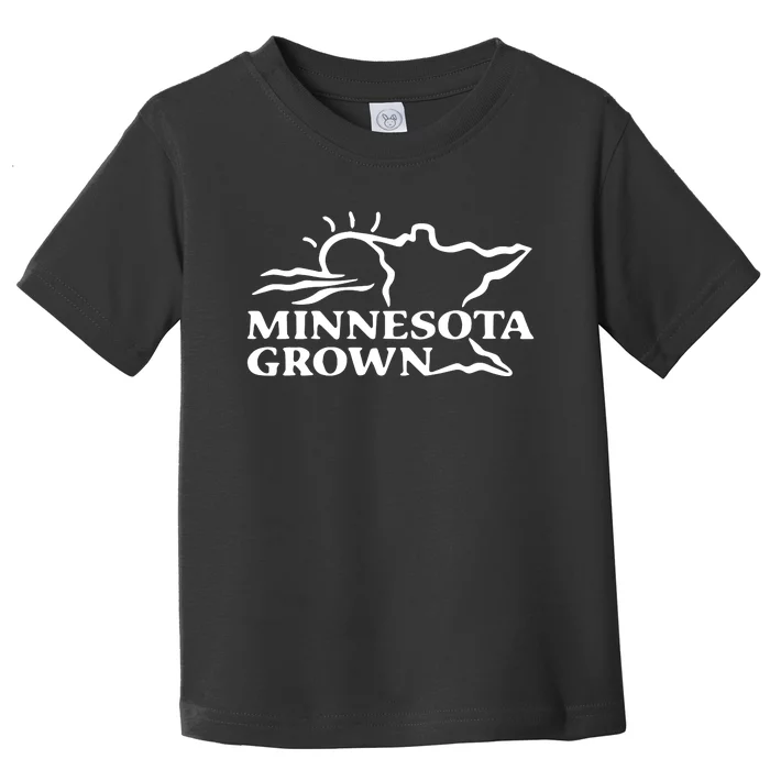 Tim Walz Wearing Minnesota Grown Toddler T-Shirt