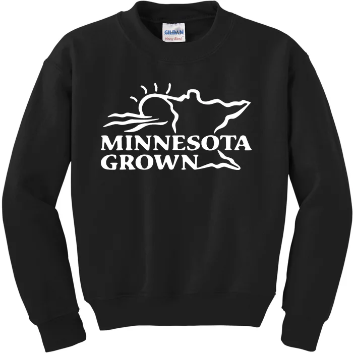 Tim Walz Wearing Minnesota Grown Kids Sweatshirt