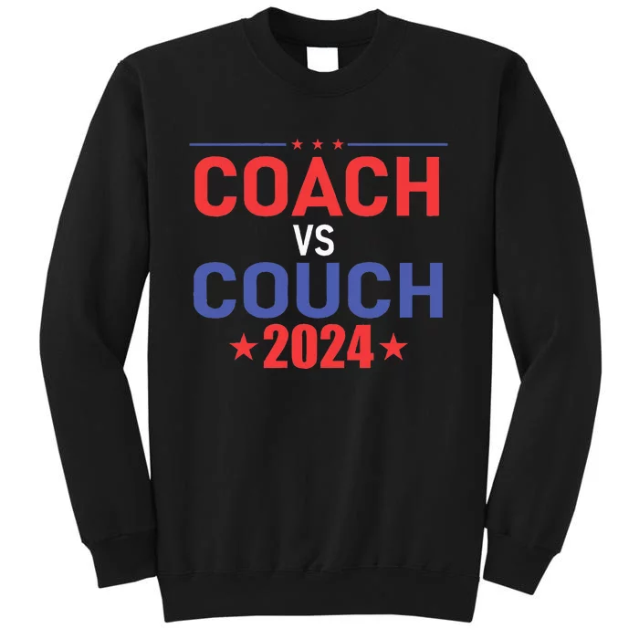 Tim Walz Waltz Vs Jd Vance 2024 Coach Vs Couch Sweatshirt