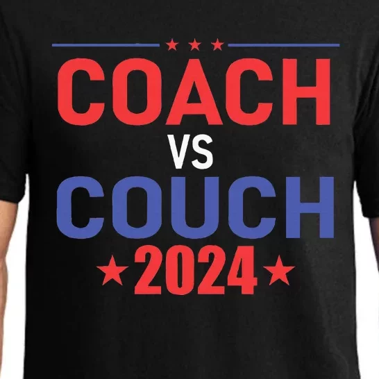 Tim Walz Waltz Vs Jd Vance 2024 Coach Vs Couch Pajama Set