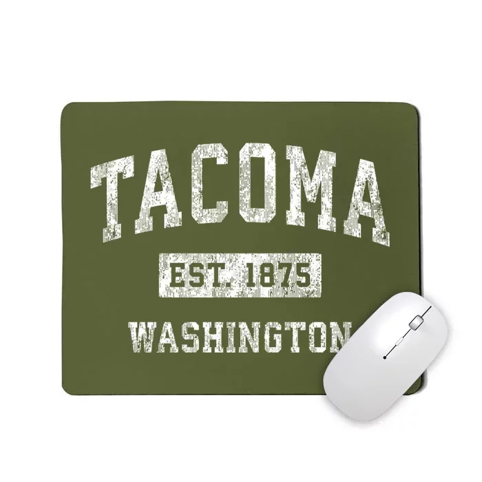 Tacoma Washington Wa Vintage Sports Mousepad