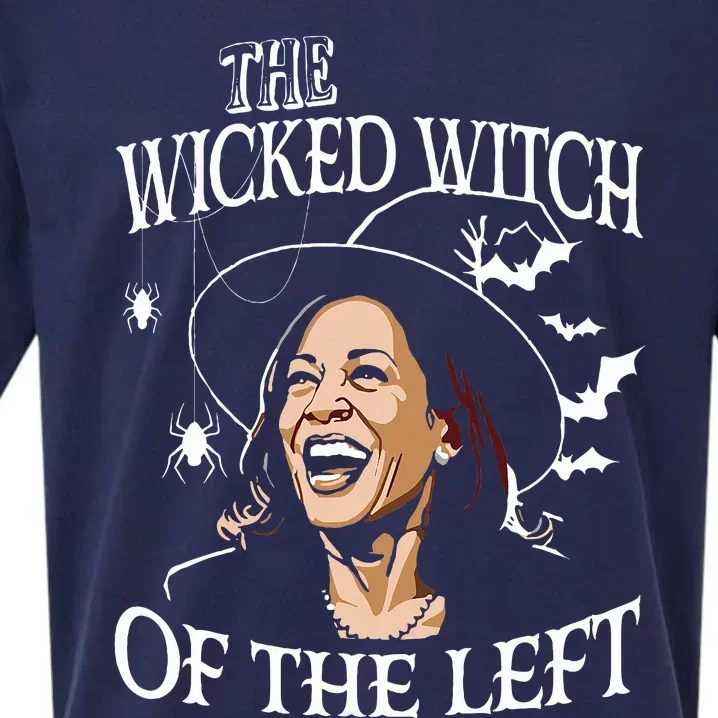 The Wicked Witch Of The Left Kamala Harris Sueded Cloud Jersey T-Shirt