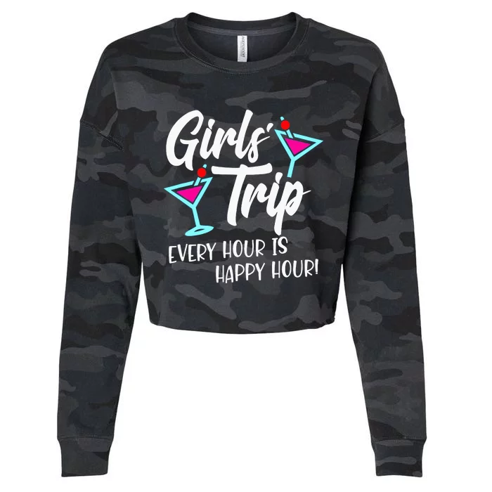 Trip Weekend Women's Vacation Cropped Pullover Crew