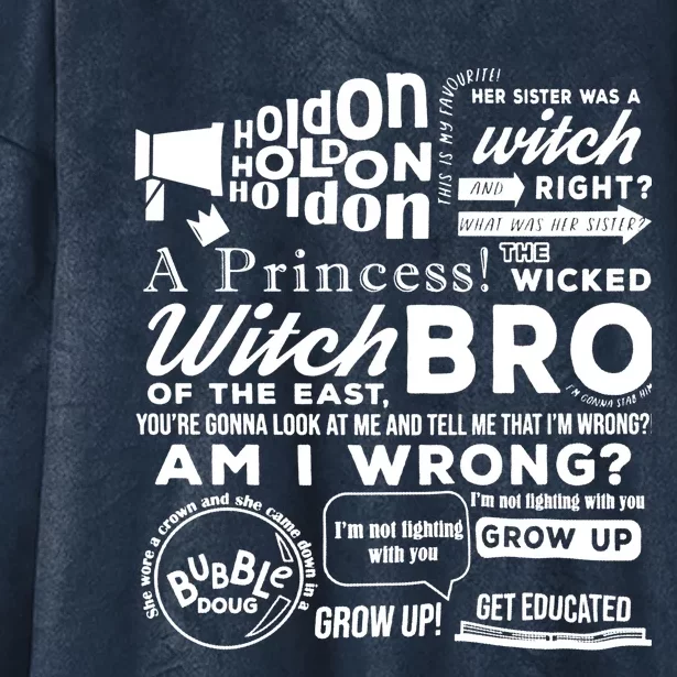 The Wicked Witch Of The East Bro Funny Meme Hooded Wearable Blanket