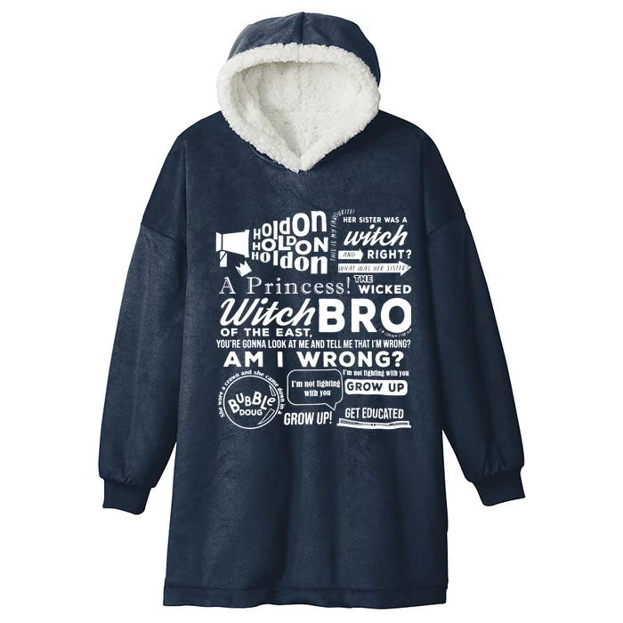 The Wicked Witch Of The East Bro Funny Meme Hooded Wearable Blanket