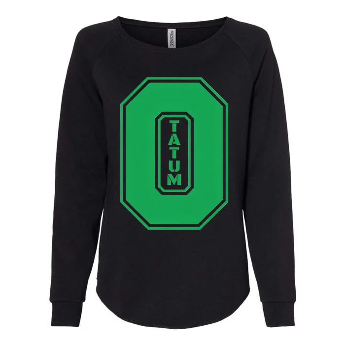 Tatum Who Wears Number 0 Green Is Incredibly Brilliant Womens California Wash Sweatshirt