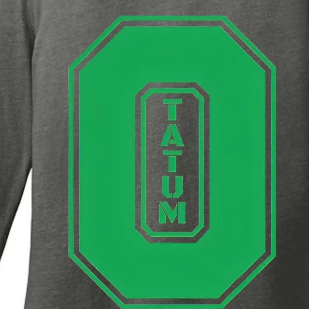 Tatum Who Wears Number 0 Green Is Incredibly Brilliant Womens CVC Long Sleeve Shirt