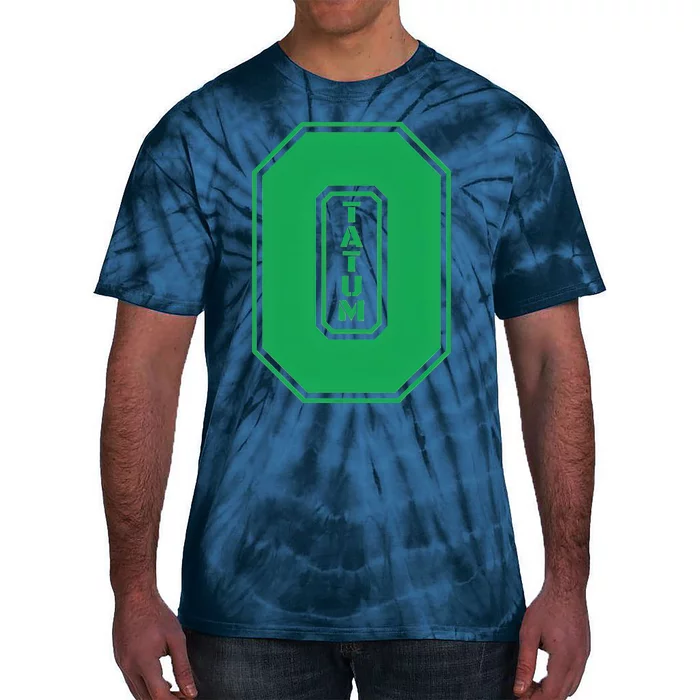 Tatum Who Wears Number 0 Green Is Incredibly Brilliant Tie-Dye T-Shirt