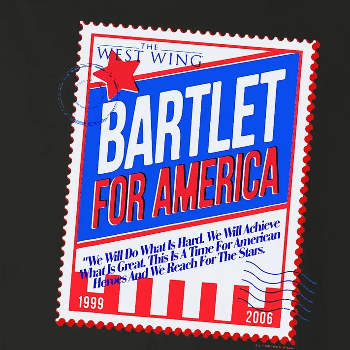 The West Wing Bartlet For America Stamp Poster Toddler Long Sleeve Shirt