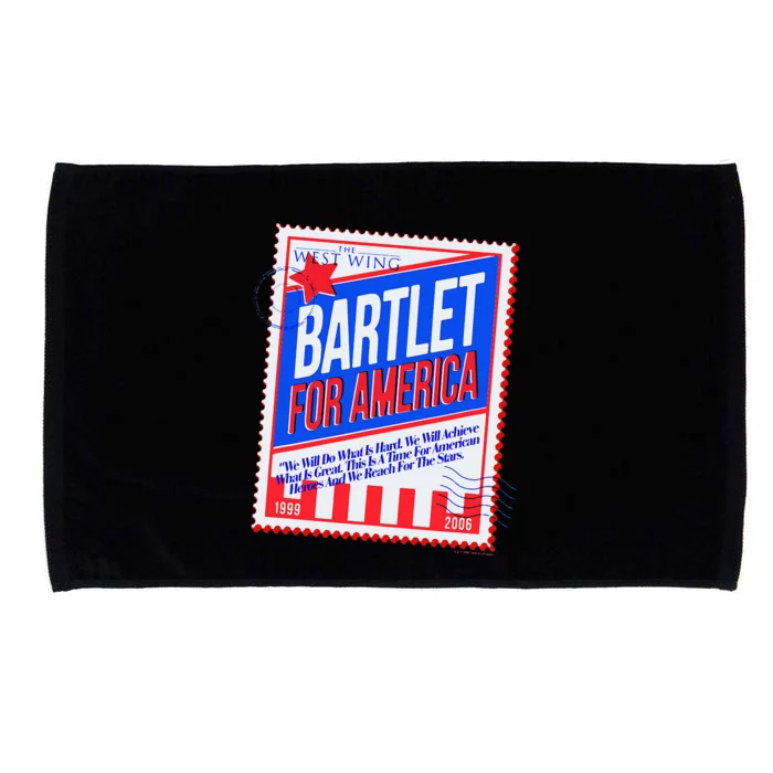 The West Wing Bartlet For America Stamp Poster Microfiber Hand Towel